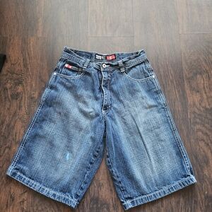 Y2K Southpole Denim shorts Red Tag